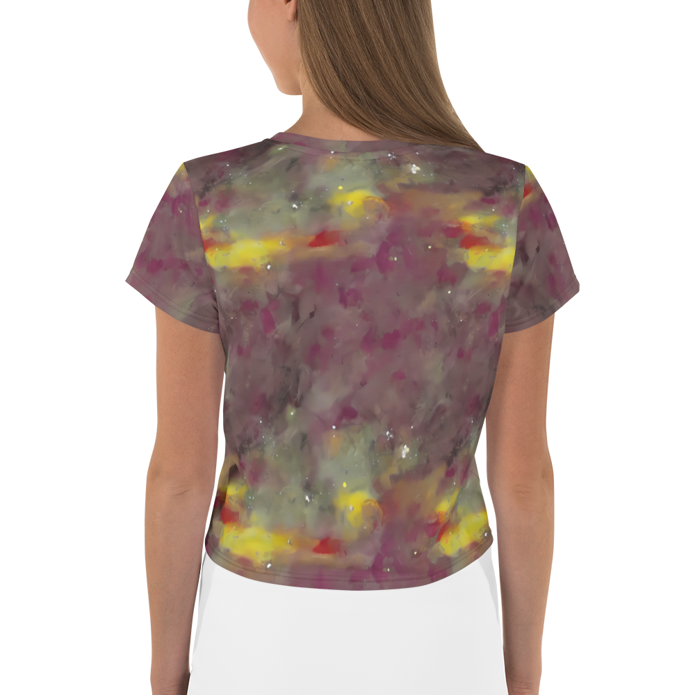 Women's Crop Tee - Whispers of Autumn