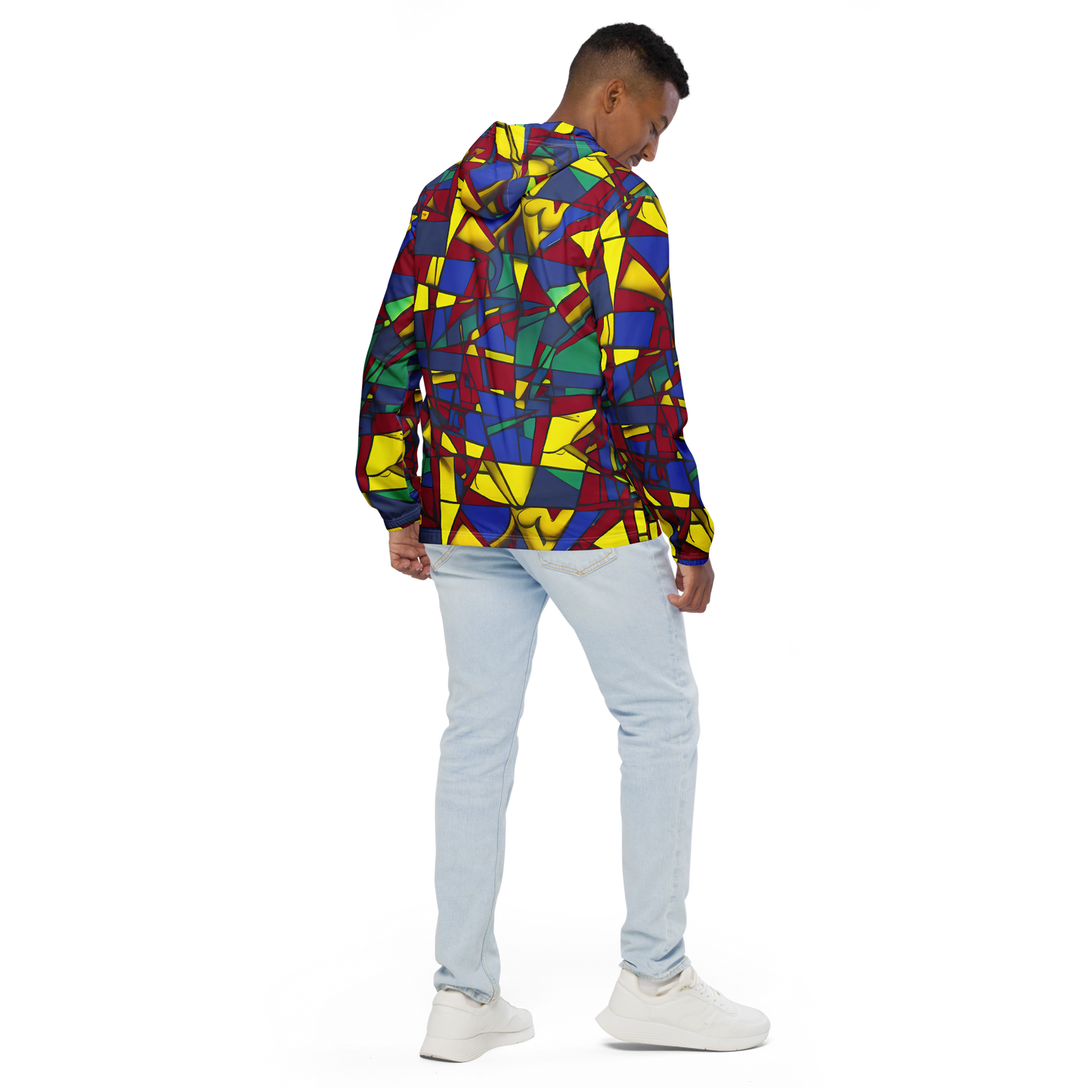 Men's Windbreaker - Vibrant Vexation