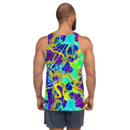 Men's Tank Top - Neon Jungle Rhapsody