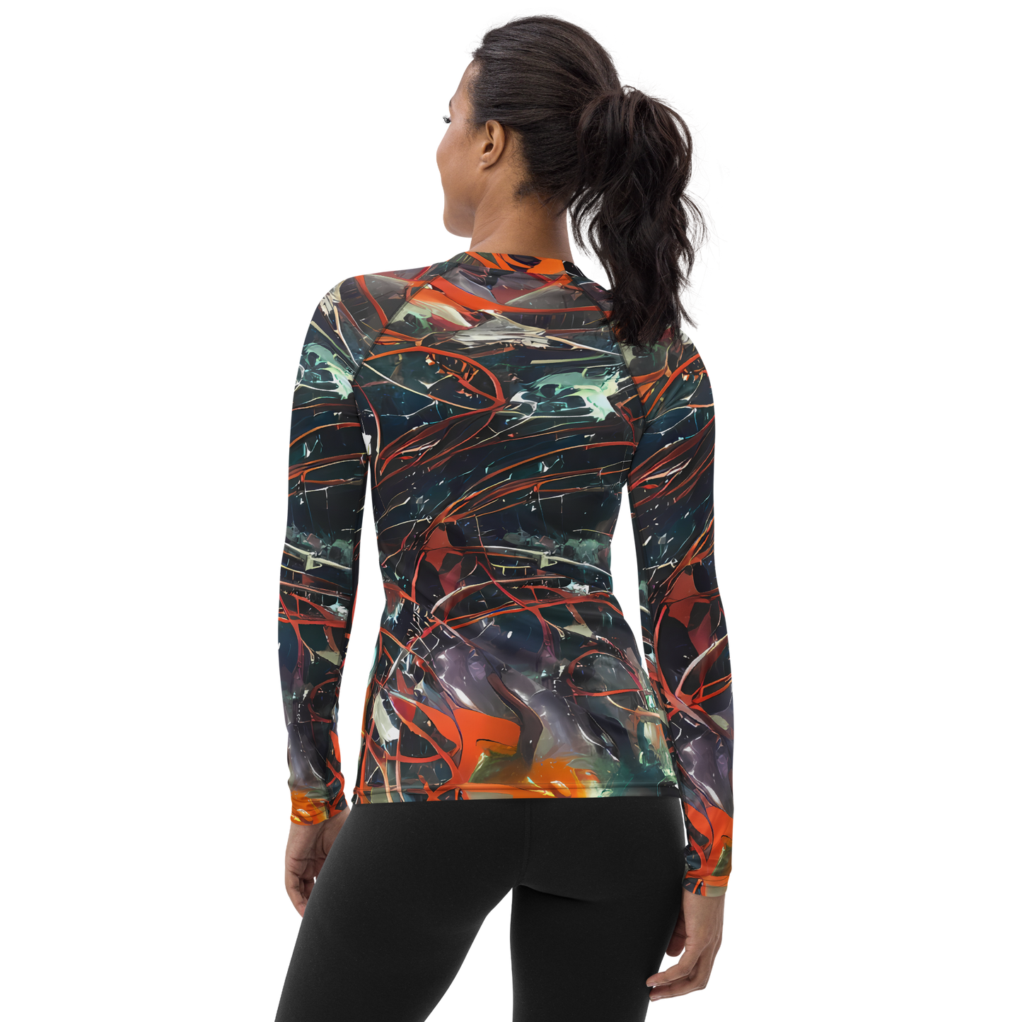 Women's Rash Guard - Chaos Canvas