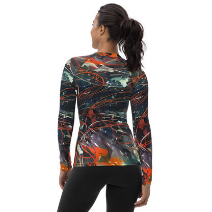 Women's Rash Guard - Chaos Canvas