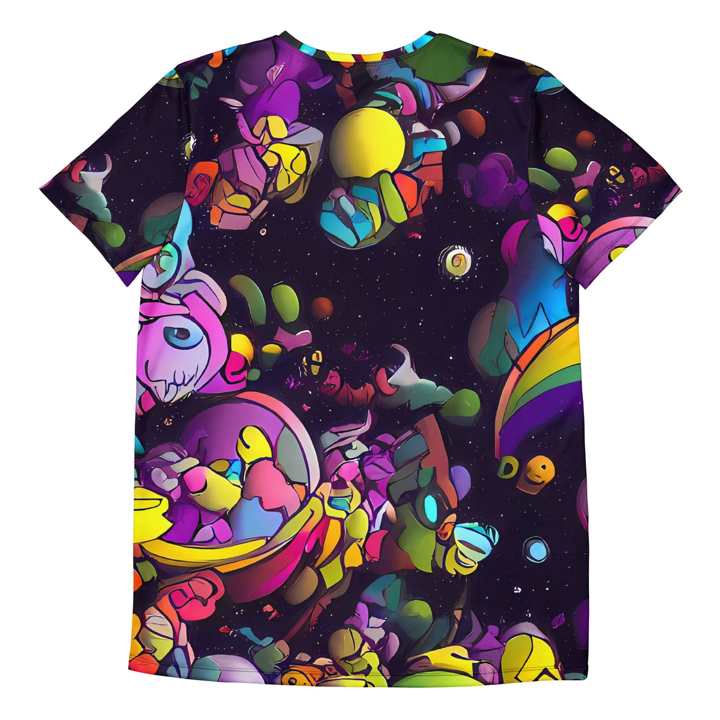 Men's Athletic T-Shirt - Galactic Playground