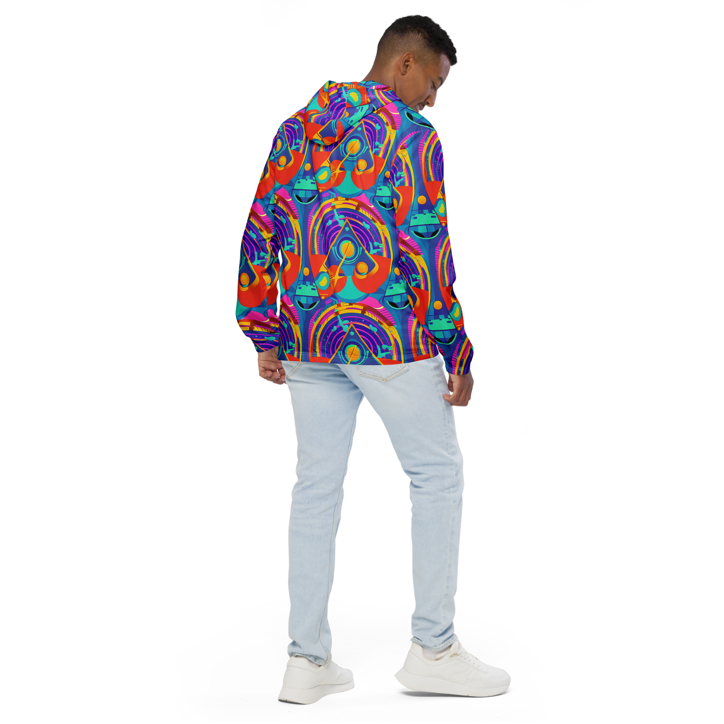 Men's Windbreaker - Blast of Color