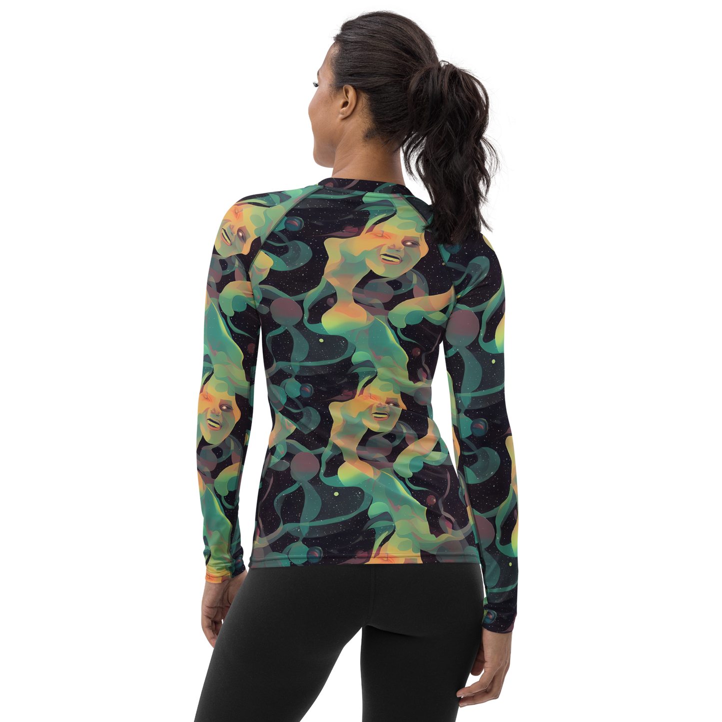 Women's Rash Guard - Astral Rhythms