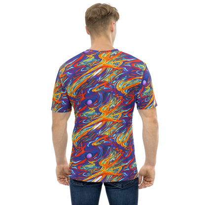 Men's Crew Neck T-Shirt - Galactic Ember