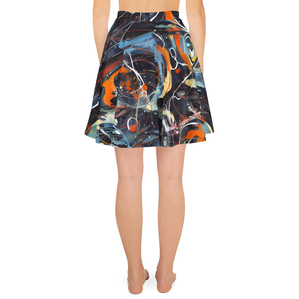 Skater Skirt - Neo-Splash Labyrinth