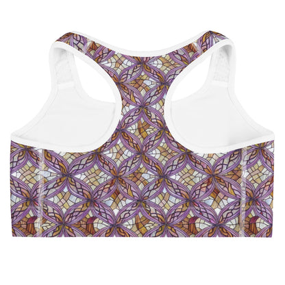 Sports Bra - Stained Glass Whirl