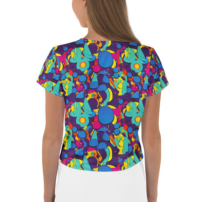 Crop Tee - Psychedelic Harmony
