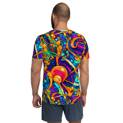 Men's Athletic T-Shirt - Iridescent Nebula
