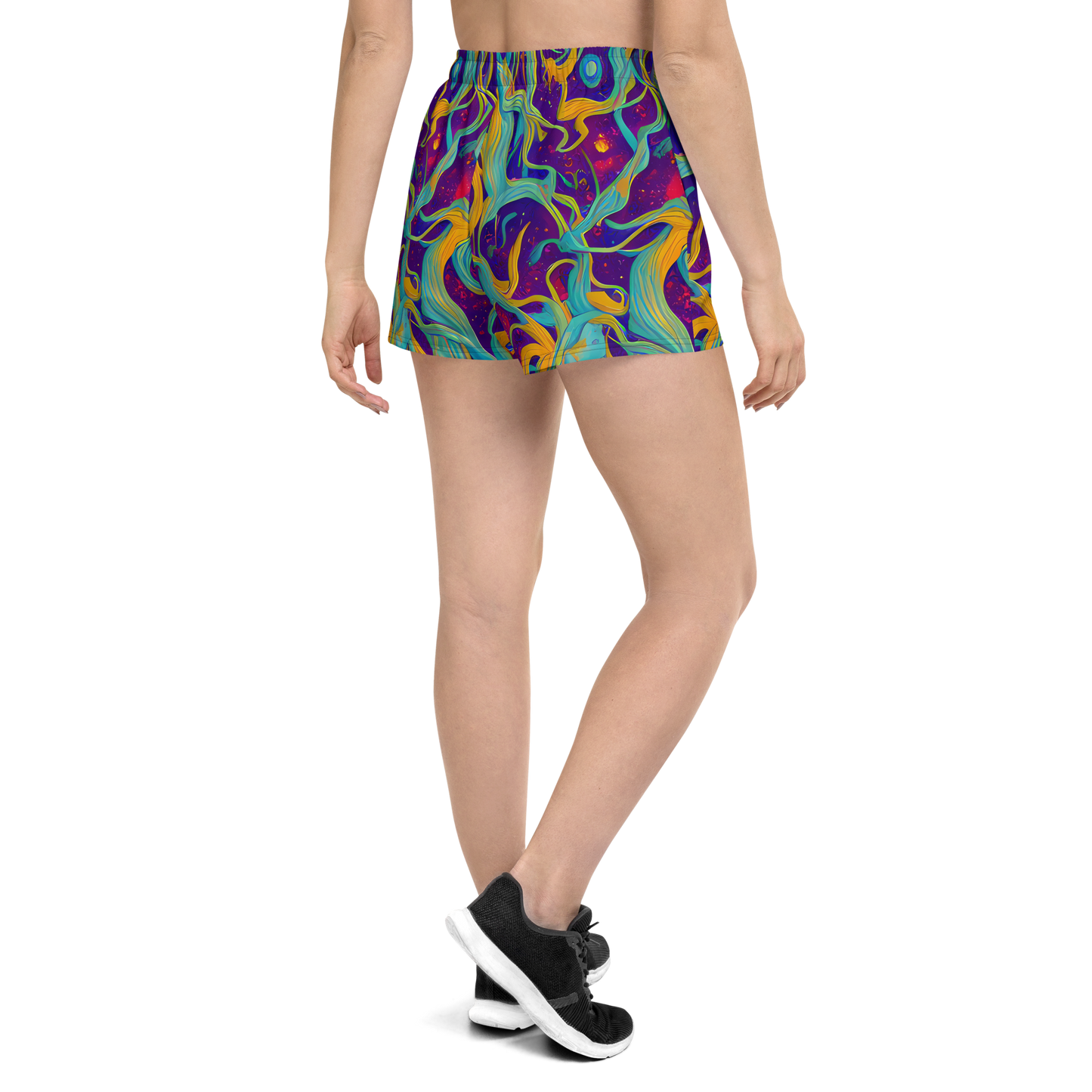 Women’s Athletic Shorts - Etherial Entwine