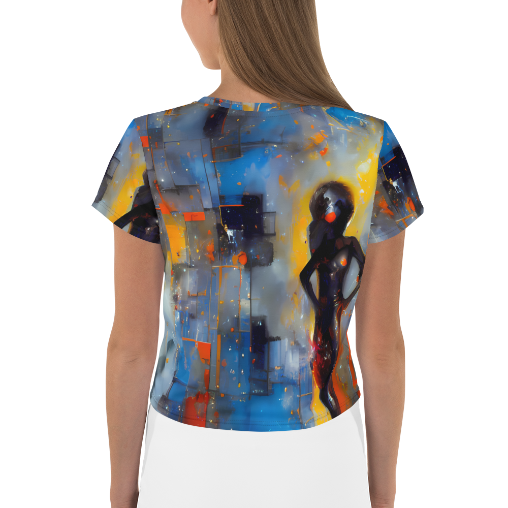 Women's Crop Tee - Neoblock Fusion