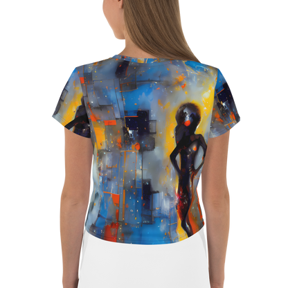 Women's Crop Tee - Neoblock Fusion