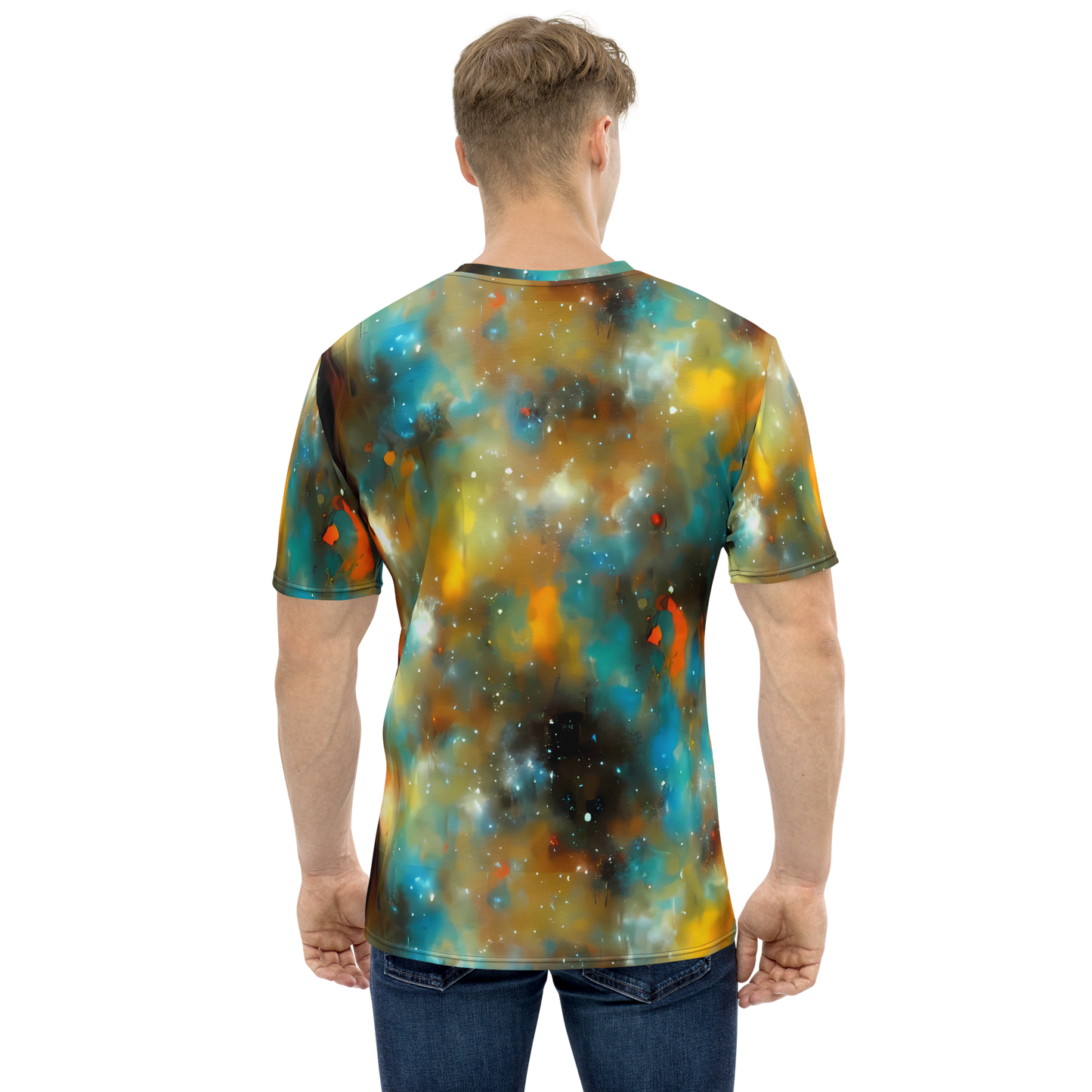 Men's Crew Neck T-Shirt - Abstract Tapestries