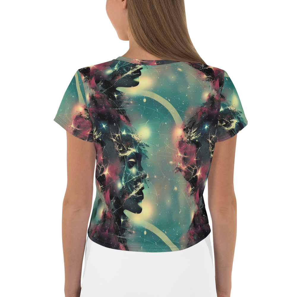 Women's Crop Tee - Galactic Serpent