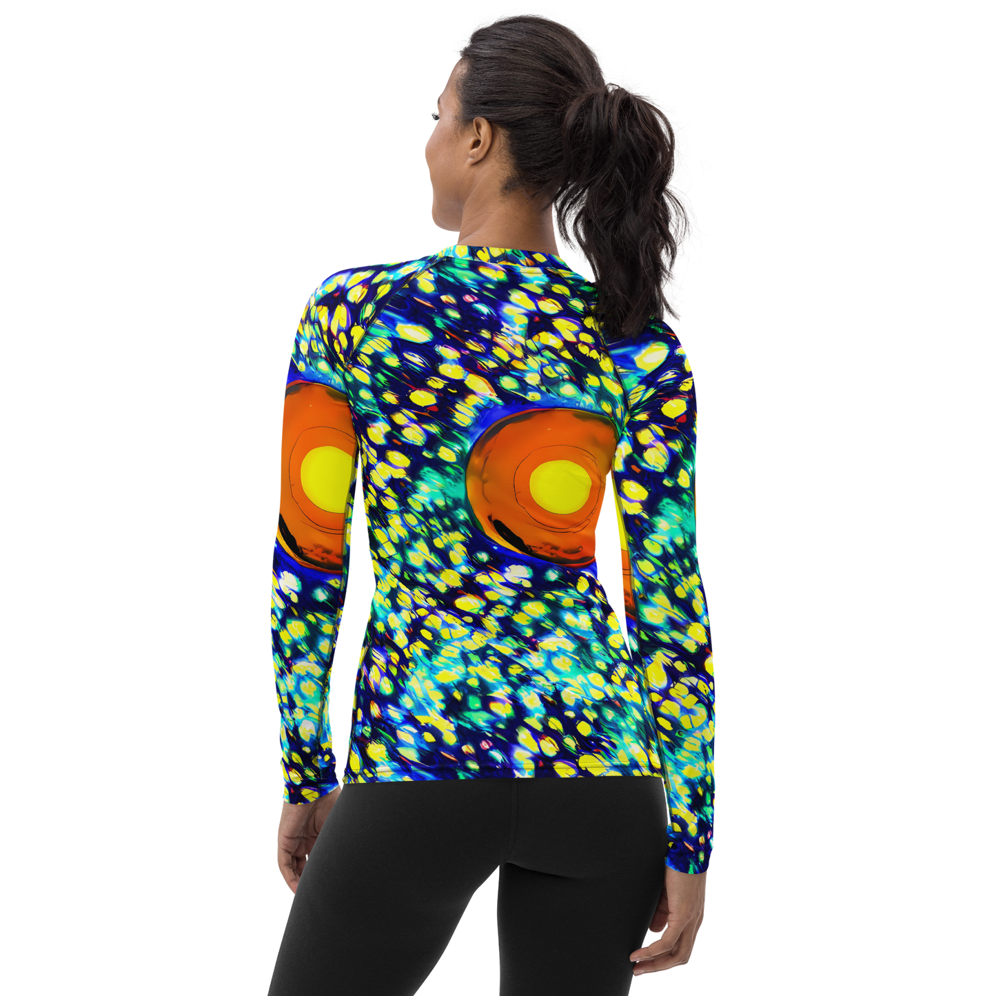 Women's Rash Guard - Illuminated Whirl