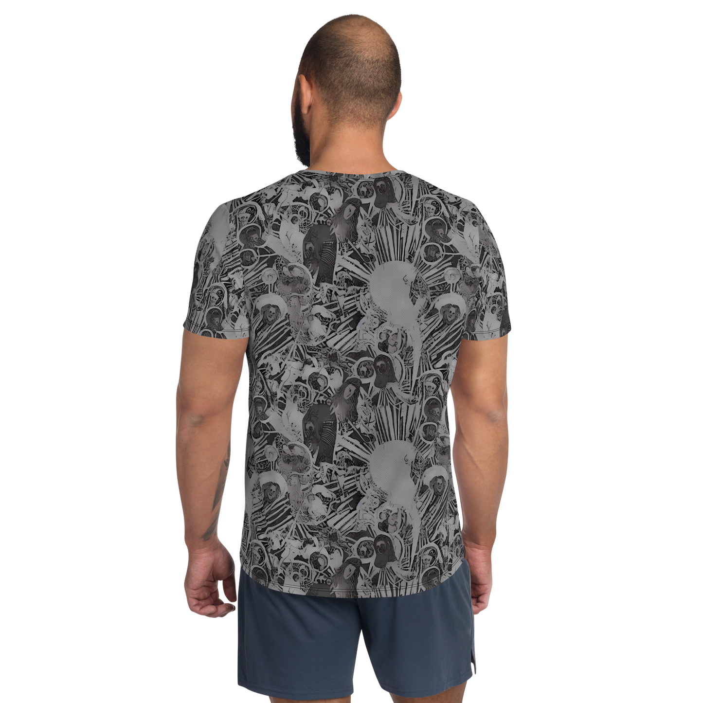 Men's Athletic T-Shirt - Dusk Enigma