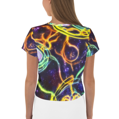 Women's Crop Tee - Carracci Cosmos
