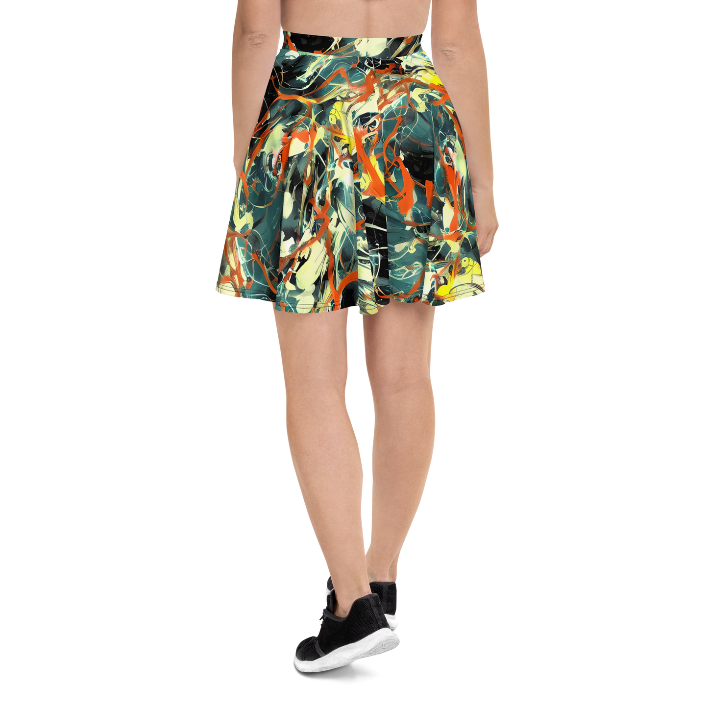 Skater Skirt - Fluid Firestorm