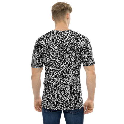 Men's Crew Neck T-Shirt - Inky Whispers