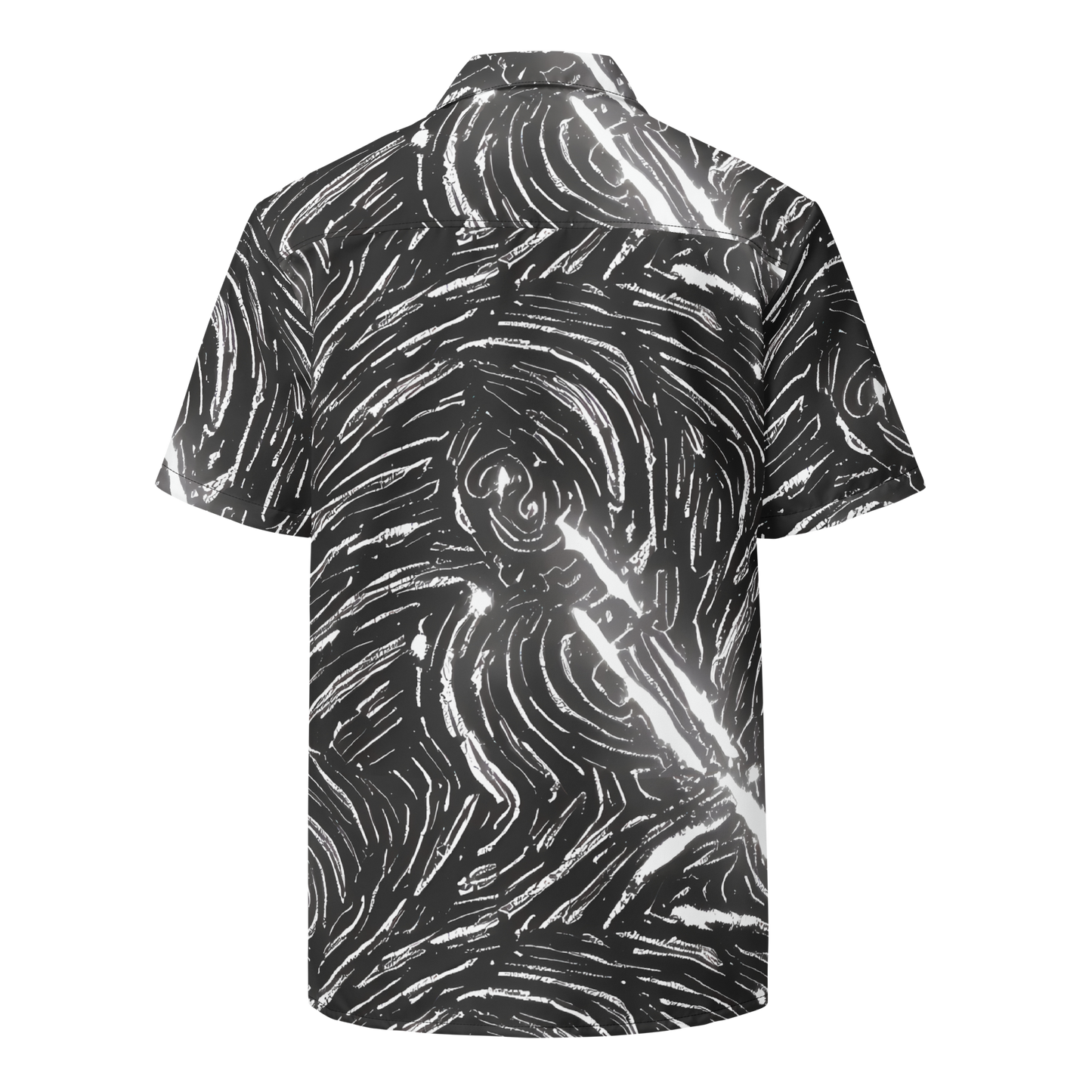 Button Shirt - Silver Swirl