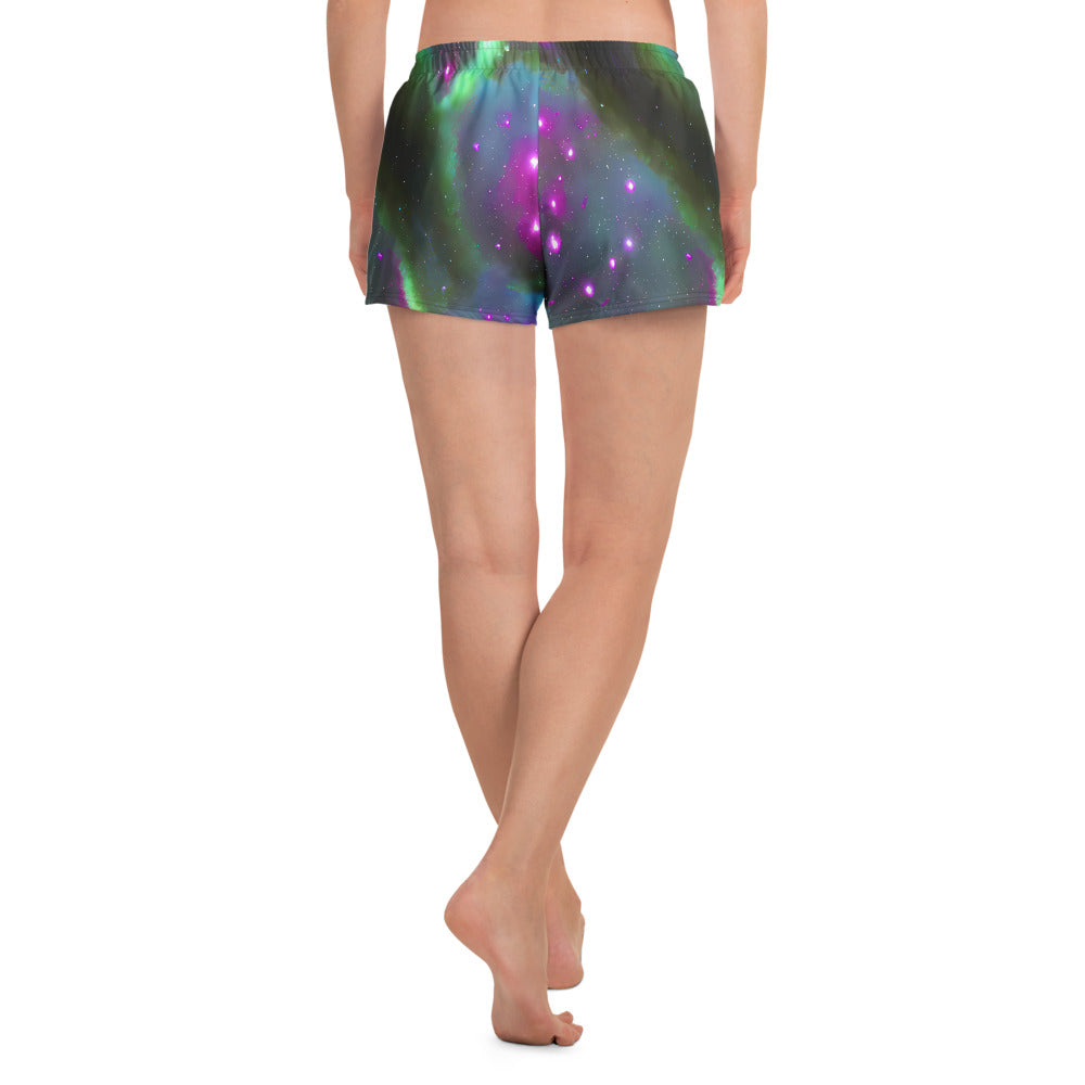 Women’s Athletic Shorts - Interstellar Haze