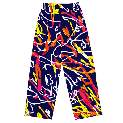 Wide-Leg Pants - Neon Currents