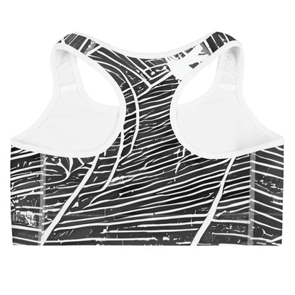 Sports Bra - Silver Echo