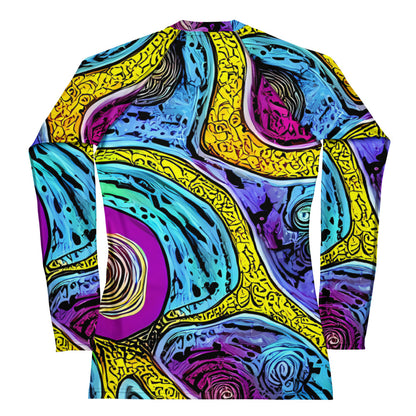 Women's Rash Guard - Orbiting Orbs