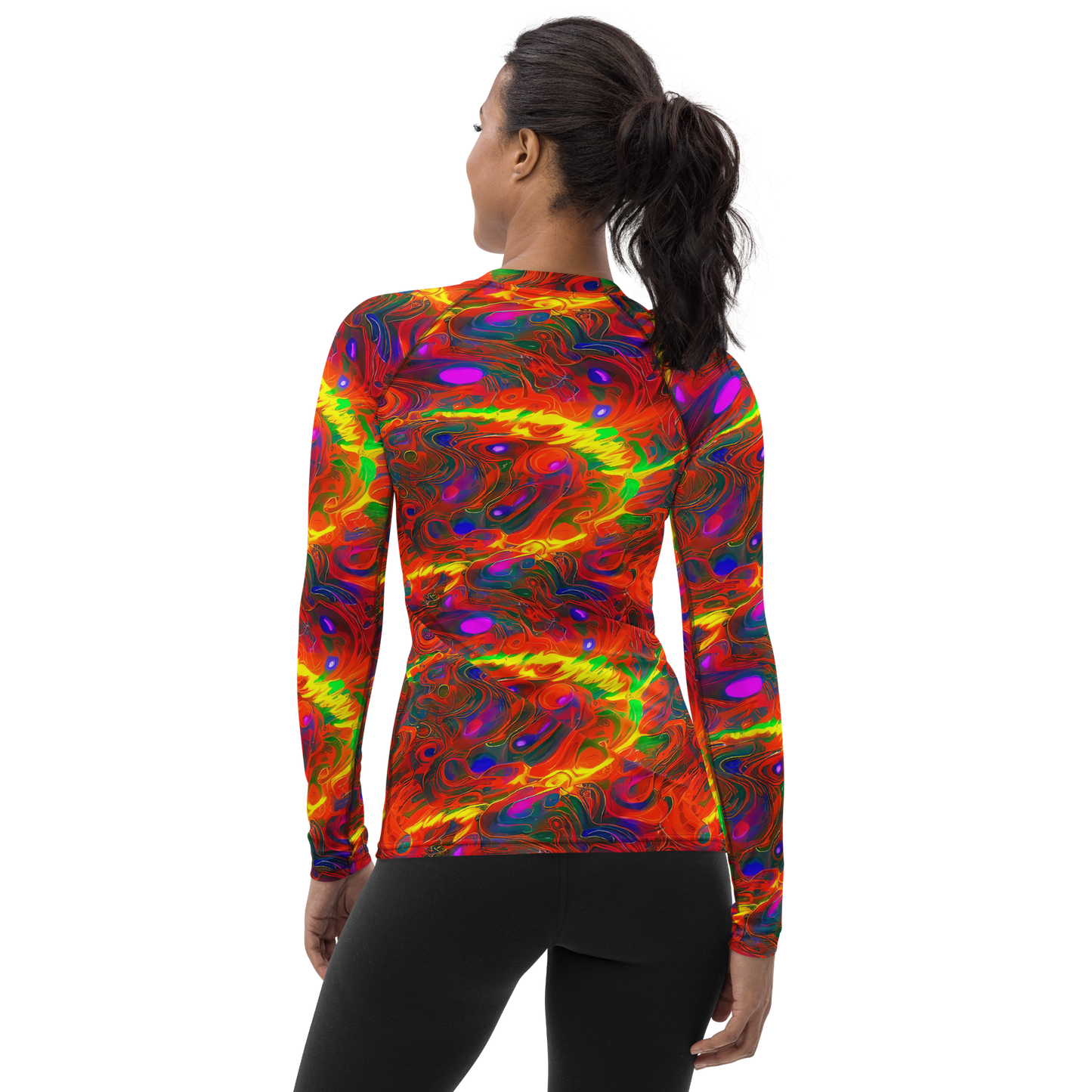 Women's Rash Guard - Blampied Blaze