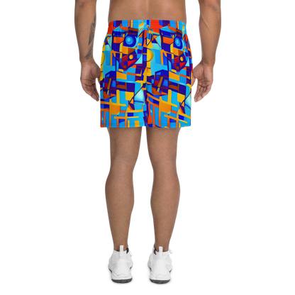 Men's Athletic Shorts - Radiant Labyrinth