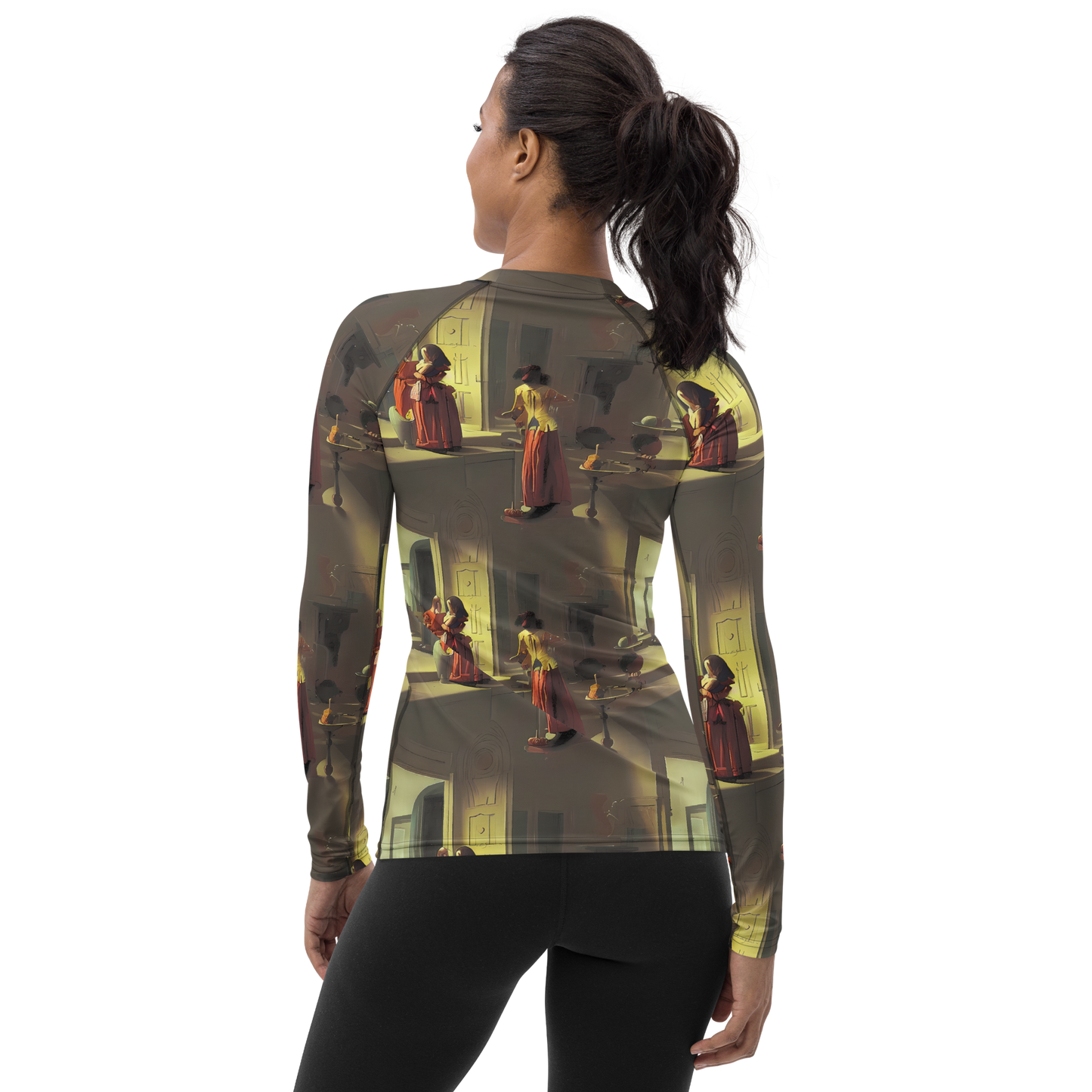 Women's Rash Guard - Surreal Shadows