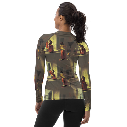 Women's Rash Guard - Surreal Shadows