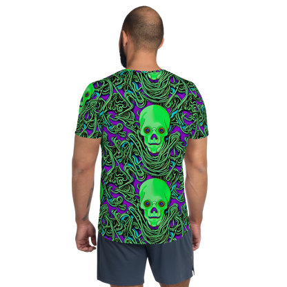 Men's Athletic T-Shirt - Ghostly Labyrinth