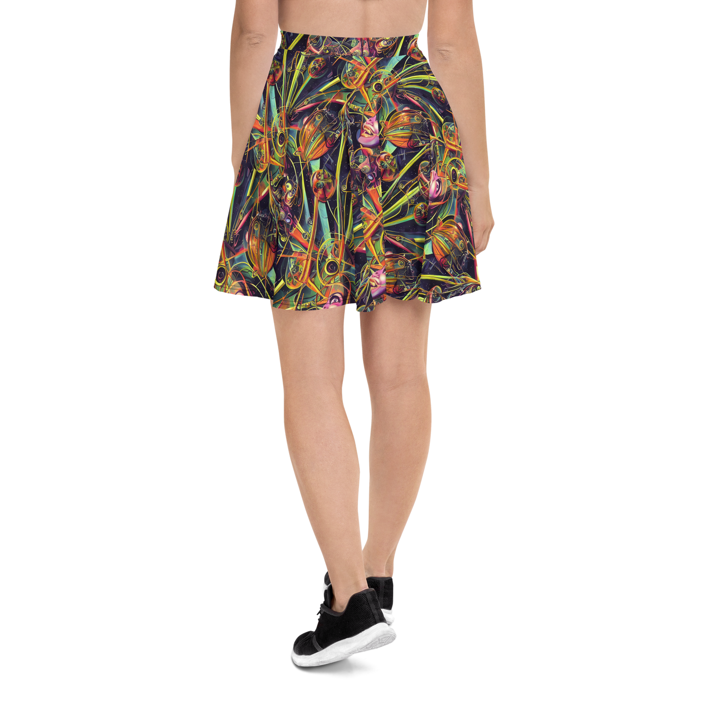 Skater Skirt - Psychedelic Deep Space
