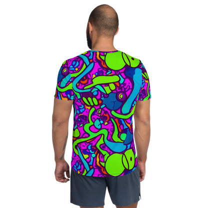 Men's Athletic T-Shirt - Funky Vortex