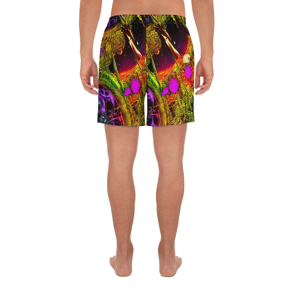 Men's Athletic Shorts - Neon Glyphworks