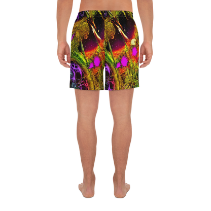 Men's Athletic Shorts - Neon Glyphworks