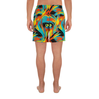 Athletic Long Shorts - Solar Swoosh