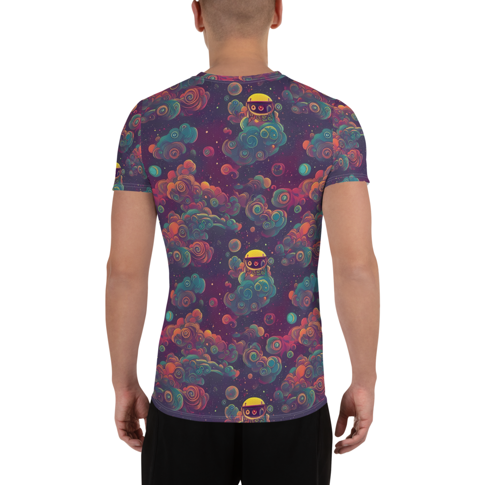 Men's Athletic T-Shirt - Nebula Dreamscape