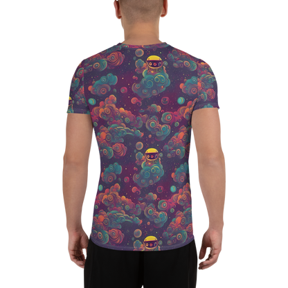 Men's Athletic T-Shirt - Nebula Dreamscape