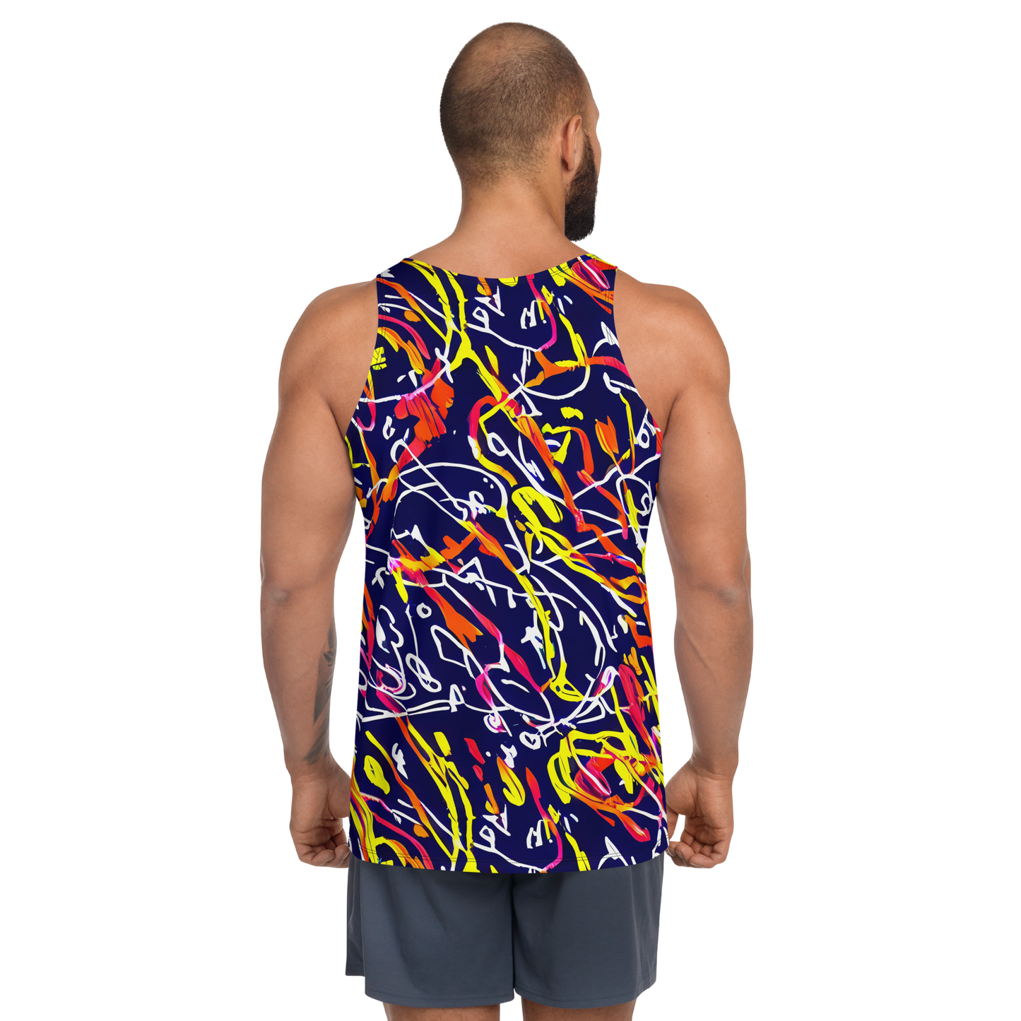 Men's Tank Top - Neon Currents