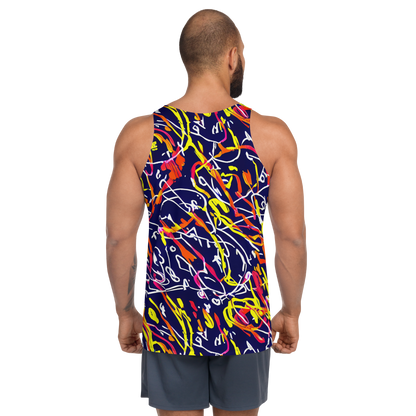 Men's Tank Top - Neon Currents