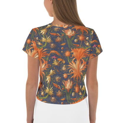 Women's Crop Tee - Stellar Blooms