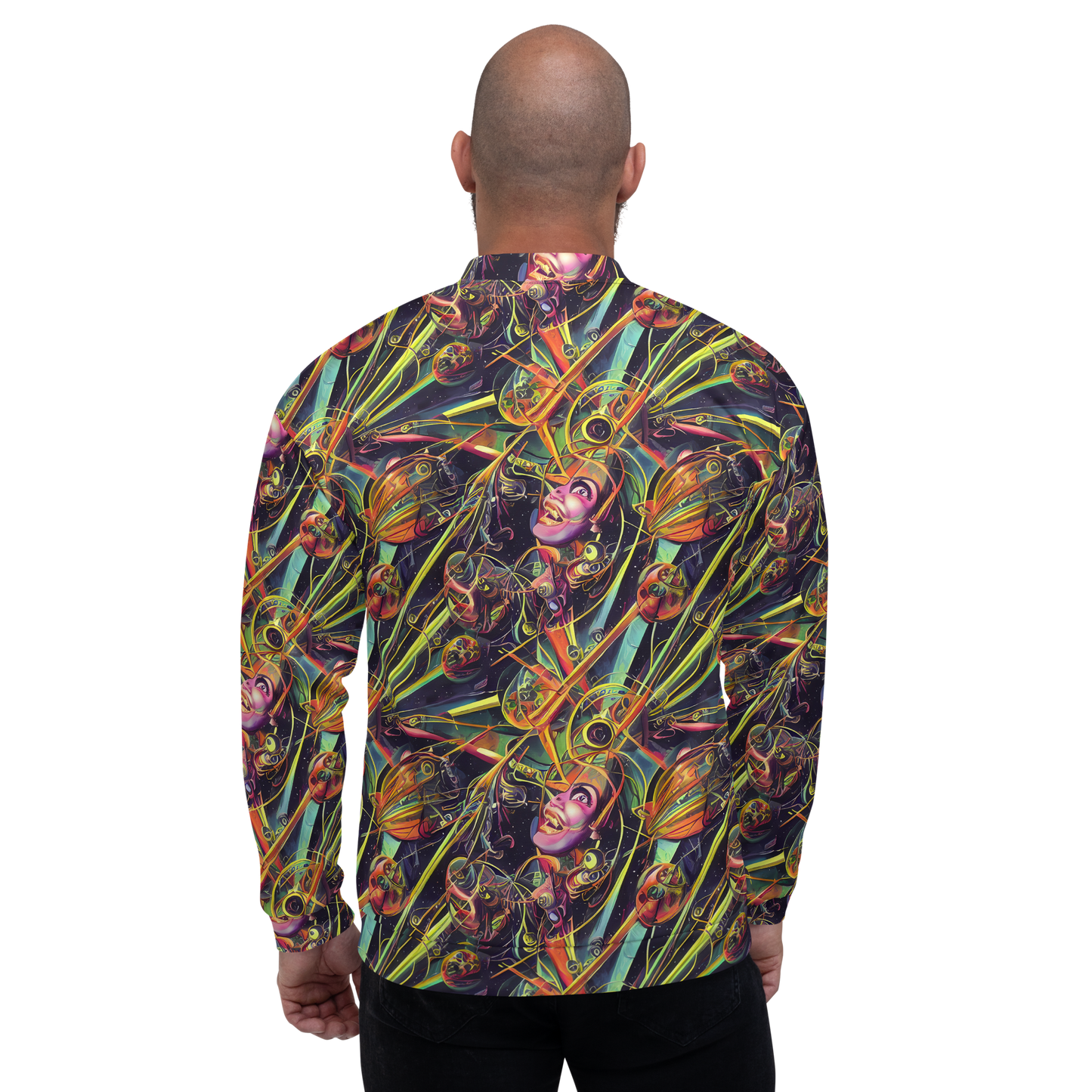 Bomber Jacket - Psychedelic Deep Space