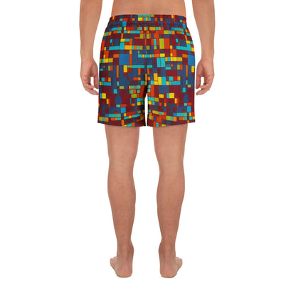 Men's Athletic Shorts - Astral Grid