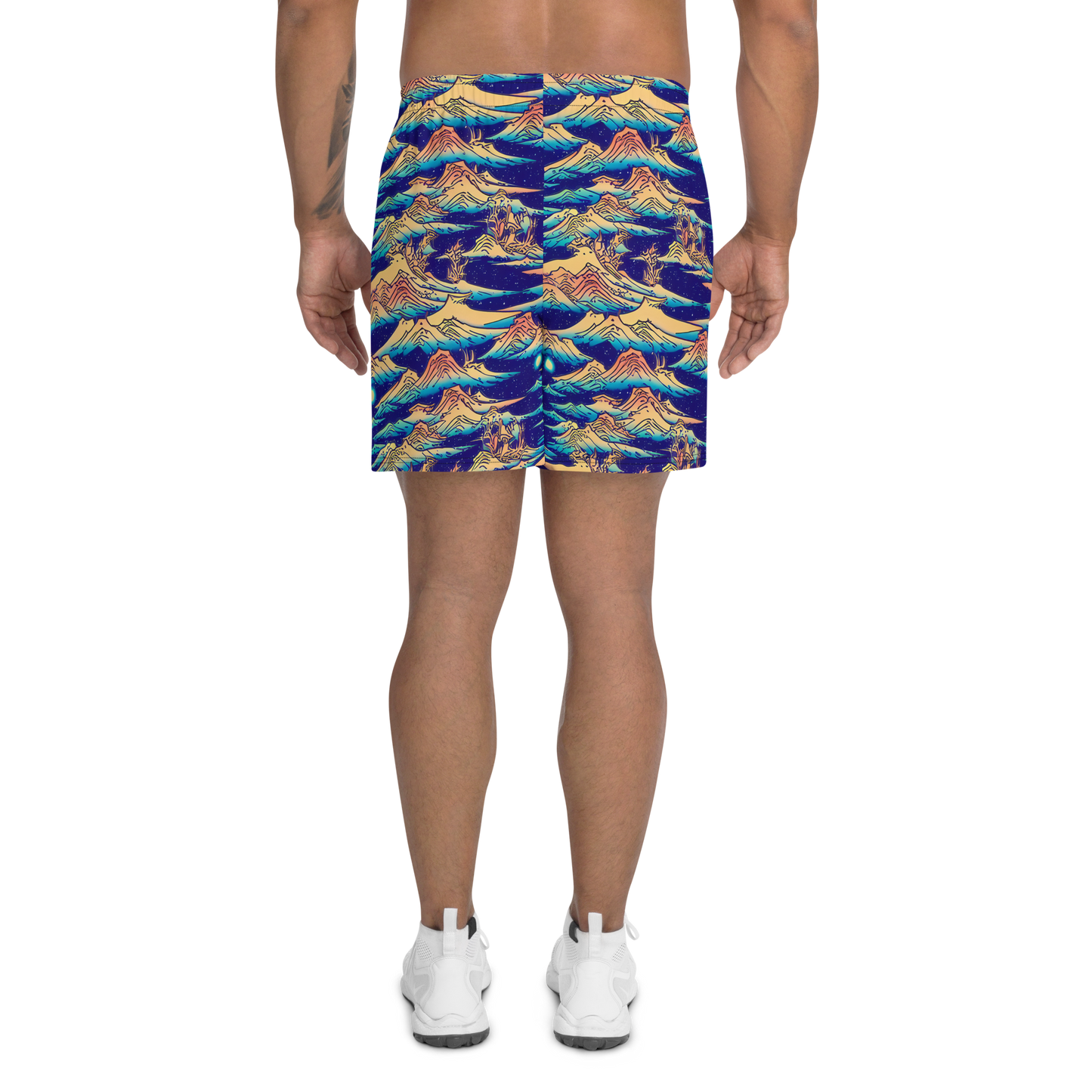 Men's Athletic Shorts - Mystical Mountain Mirage