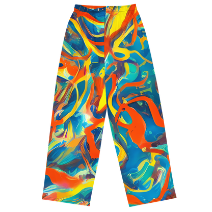 Wide-Leg Pants - Chromatic Fusion