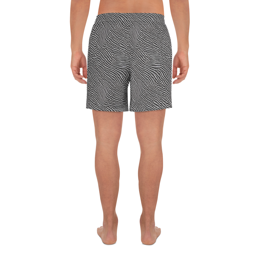 Men's Athletic Shorts - Hypnotic Waves
