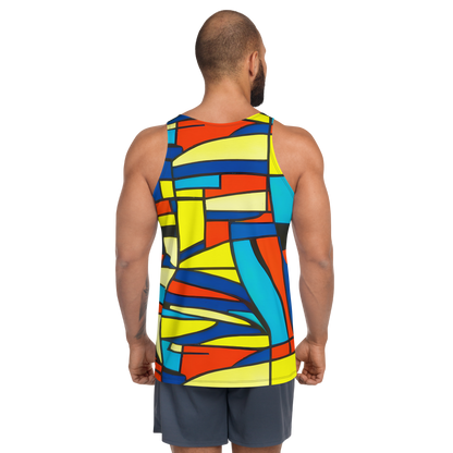 Men's Tank Top - Neon Fractals