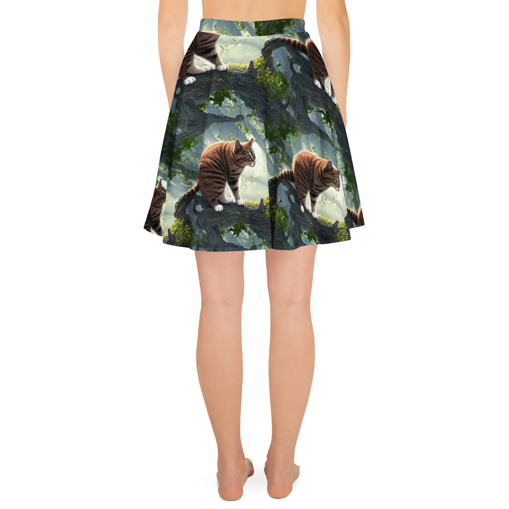 Skater Skirt - Whiskered Enigma